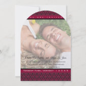 Votre invitation de mariage photo - J'épouse mon A (Dos)