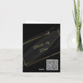 Votre invitation de remise de diplôme QR Code Info (Dos)