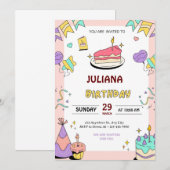 Votre Invitation Personnalisée Anniversaire Destin (Devant / Derrière)