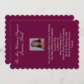 Votre invitation photo (Devant / Derrière)