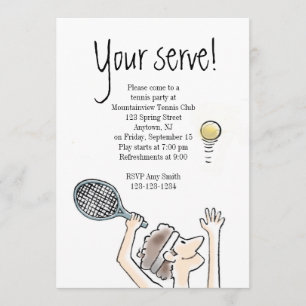 Votre invitation Servez Tennis