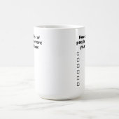 Votre liste d'opinion drôle de tasse (Centre)