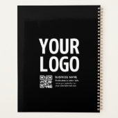 Votre logo avec code QR et texte modifiables (Dos)