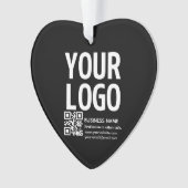 Votre logo avec code QR et texte modifiables (devant)