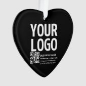 Votre logo avec code QR et texte modifiables (devant)