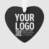 Votre logo avec code QR et texte modifiables (dos)