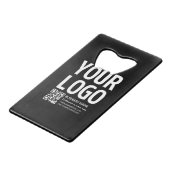 Votre logo avec code QR et texte modifiables (Devant Angle)
