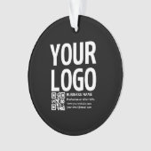 Votre logo avec code QR et texte modifiables (devant)