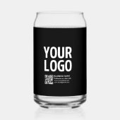 Votre logo avec code QR et texte modifiables (Verso)