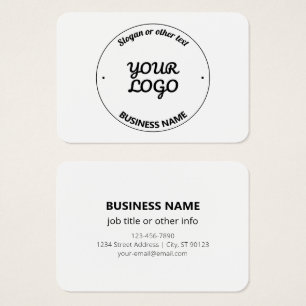 Votre logo avec un slogan et un nom d'entreprise m