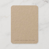 Votre logo Bijoux artisanal Earrage carte d'affich (Dos)