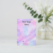 Votre logo bijoux collier d'oreille carte d'affich (Debout devant)