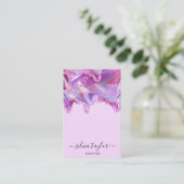 Votre logo bijoux collier d'oreille carte d'affich (Debout devant)