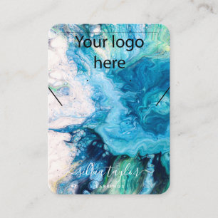 Votre logo bijoux collier d'oreille carte d'affich