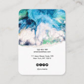 Votre logo bijoux collier d'oreille carte d'affich (Dos)