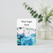 Votre logo bijoux collier d'oreille carte d'affich (Debout devant)