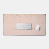 Votre Logo Blush Gold Foil Simple Modern Feminine (Clavier et souris)