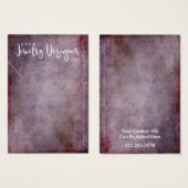 Votre Logo Collier Rustique Framboise (Devant & derrière)