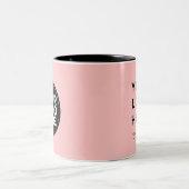 Votre logo Couleurs spéciales Blush Rose Gold Mugs (Centre)