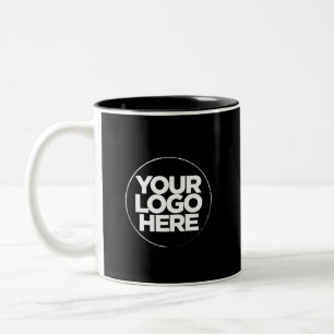 Votre logo Couleurs spéciales Modèle Mugs noirs