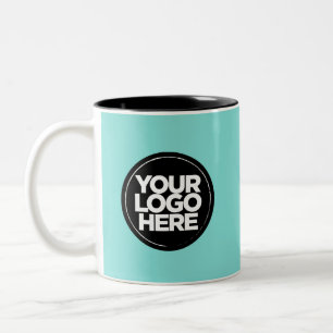 Votre logo Couleurs spéciales Turquoise Mugs Modèl