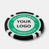 Votre logo d'entreprise et les jetons de poker de (Simple)