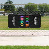 Votre logo d'entreprise et votre bannière de texte (En situation)