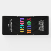 Votre logo d'entreprise et votre bannière de texte (Horizontal)