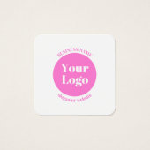 Votre logo d'entreprise et votre Modèle de texte m (Devant)