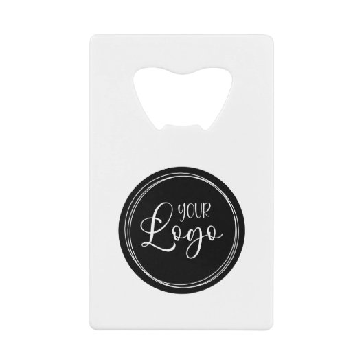 Votre logo d'entreprise sur Black Circle (Devant)