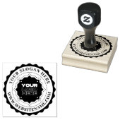 Votre logo d'entreprise tampon en caoutchouc perso (Tamponné)
