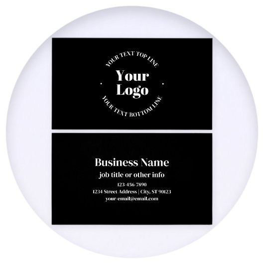 Votre logo d'entreprise téléchargé ou autre concep