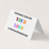 Votre logo d'entreprise Texte Carte de visite prom (Dos)