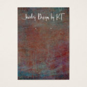 Votre Logo Écran Porte-oreille Rouge Bleu Grunge (Devant)