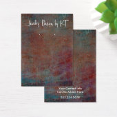 Votre Logo Écran Porte-oreille Rouge Bleu Grunge (Bureau)