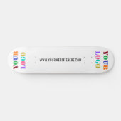 Votre logo et votre texte personnalisé Skateboard (Horz)