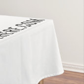 Votre logo et votre texte promotionnel Nappe comme (In Situ)