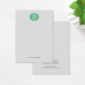 Votre logo Gris Collier Elevage carte d'affichage (Bureau)