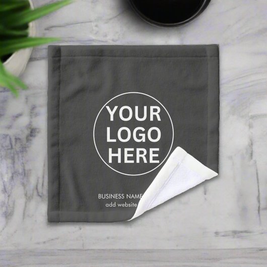 Votre logo ici l Clean Grey Branded Business