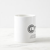 Votre logo ici Simple & Custom Coffee Mug Cup (Centre)