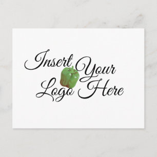 Votre logo ici sur carte postale Zazzle