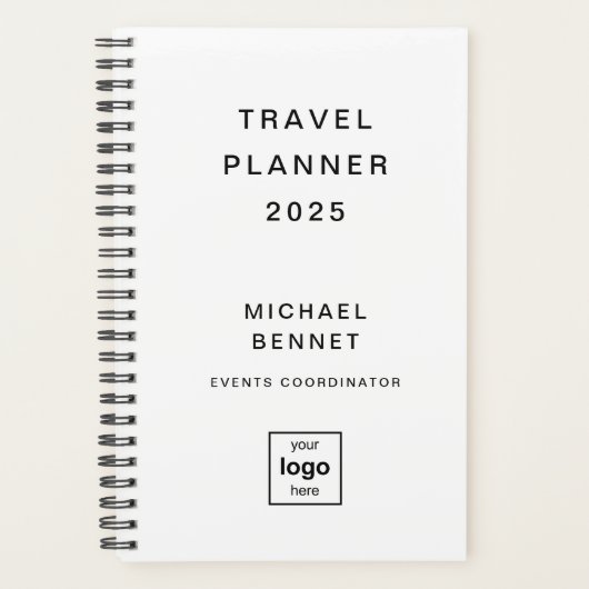 Votre Logo Ici Voyage Noir Et Blanc (Devant)