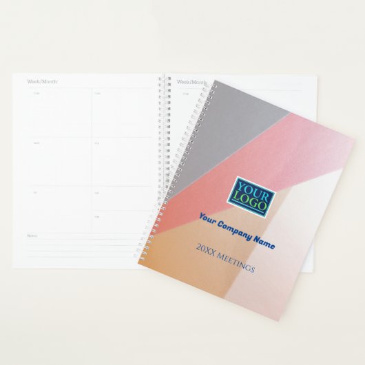 Votre logo, le nom de l'entreprise, les réunions d (Devant avec enveloppe)