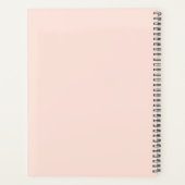 Votre Logo Minimaliste Blush Pink 2023 Planificate (Dos)