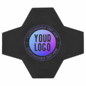 Votre logo & moderne bleu & violet Ombre dégradant (Plat)