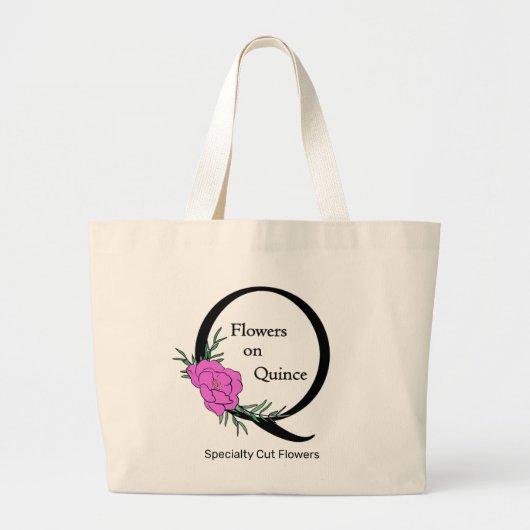 Votre Logo Moderne Flower Farm Sac fourre-tout per (Devant)