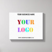Votre logo Nom Site Web Toile promotionnelle Impri