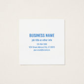 Votre logo | Ombre bleue à violet et texte circula (Dos)