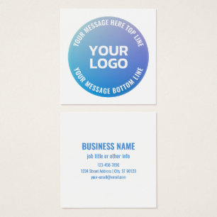 Votre logo Ombre de bleu à violet et texte circu