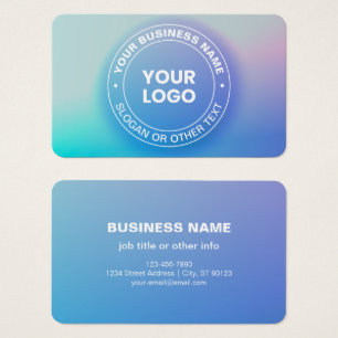 Votre logo Ombre de couleur moderne délavée et t